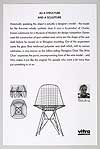 Vintage Eames Vitra wire chair promotional poster Photograph 2013 Graham Mancha