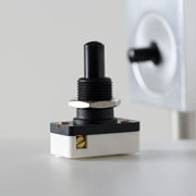 Replacement push switch for Peter Nelson Architectural Lighting lamp Photography 2019 Graham Mancha