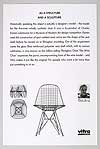 Vintage Eames Vitra wire chair promotional poster Photograph �2013 Graham Mancha