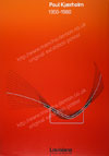 Poul Kjaerholm 1950-1980 original exhibition poster. PK24 chaise longue
