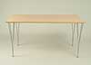 Span leg table by Bruno Mathsson & Piet Hien. Model B437. Fritz Hansen, Denmark. Photography �2010 Graham Mancha.