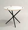 Tripod table designed by Hans Bellman. Knoll International. Photography �2008 Graham Mancha.