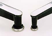 Domes of Silence Charles Eames ES670 lounge chair and ES671 ottoman glides. Genuine original parts for the Herman Miller 670 and 671 lounge chair and ottoman. Photography �2007 Graham Mancha.