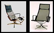 Eames Aluminium and Soft Pad Group renovation. Repairs to Herman Miller, Hille, ICF, Mobilier International and Vitra Eames Aluminum Group chairs. Photography �2007 Graham Mancha.